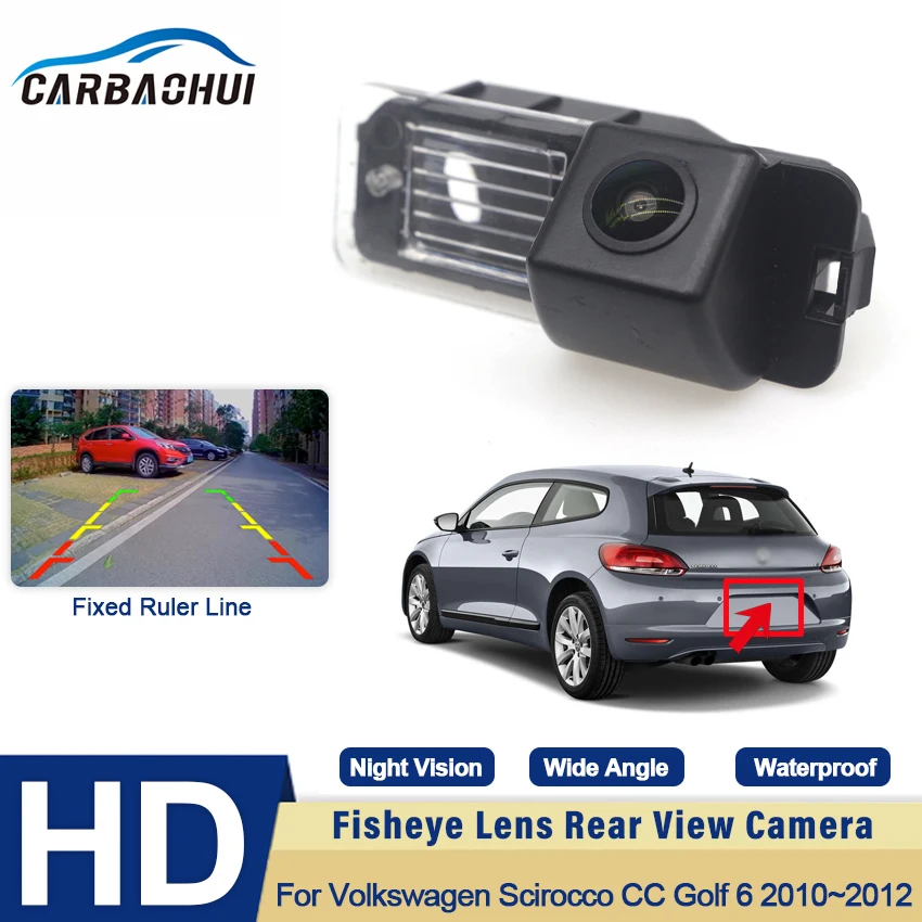 

170 ° Full HD CCD Высокое качество RCA 1080P Автомобильная камера заднего вида для Volkswagen Scirocco CC Golf 6 2010 2011 2012 автомобиль для VW