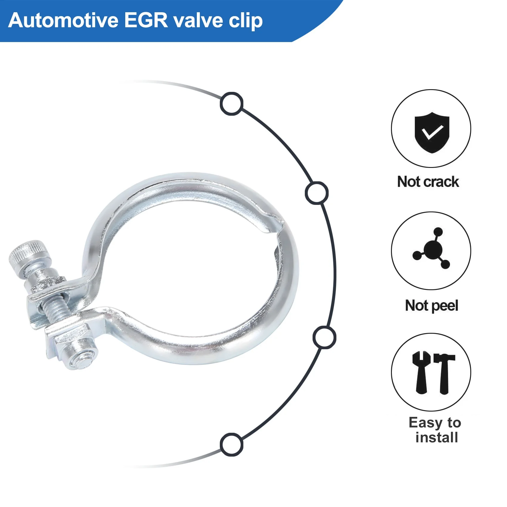 EGR Valve Clamp Stainless Steel Mini 16283J
