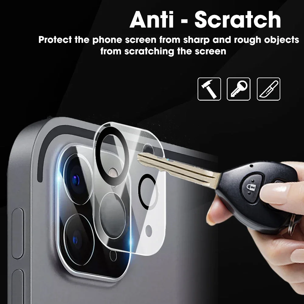 Premium Tempered Glass Camera Lens Film - HD Protective Cover