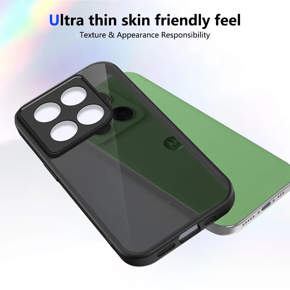 Ultra-Thin Matte Translucent TPU+PC Protective Case