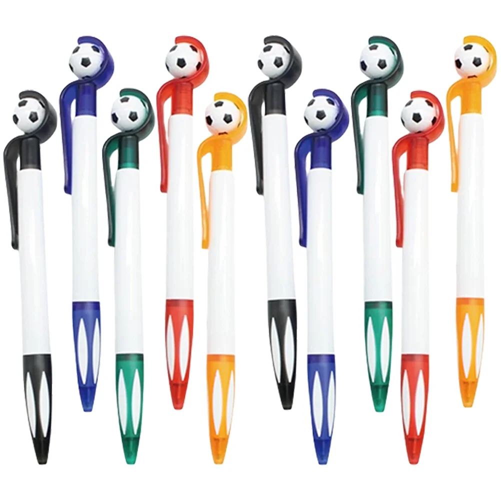 

20 Pcs Kids Soccer Ball Ballpoint Pen Football Retractable Cartoon Stationery Boy Pens Bulk Handwriting Child Student