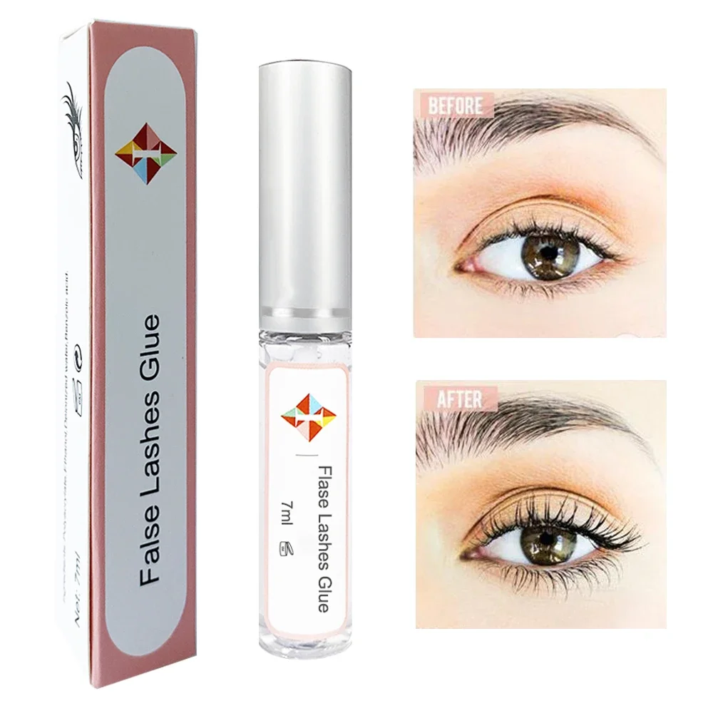 Strong lash lift glue 7ml Eyelash Glue odor free eyelash perm glue transparent super stick Long-lasting Waterproof Makeup eyelash glue