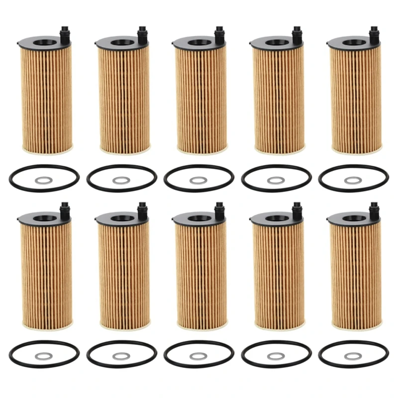 

10PCS 11428575211 Engine Oil Filter Kit For BMW X3 X4 X5 X6 G01 2017-2022 Xdrive 20D 20I 25I 28I Replacement Parts