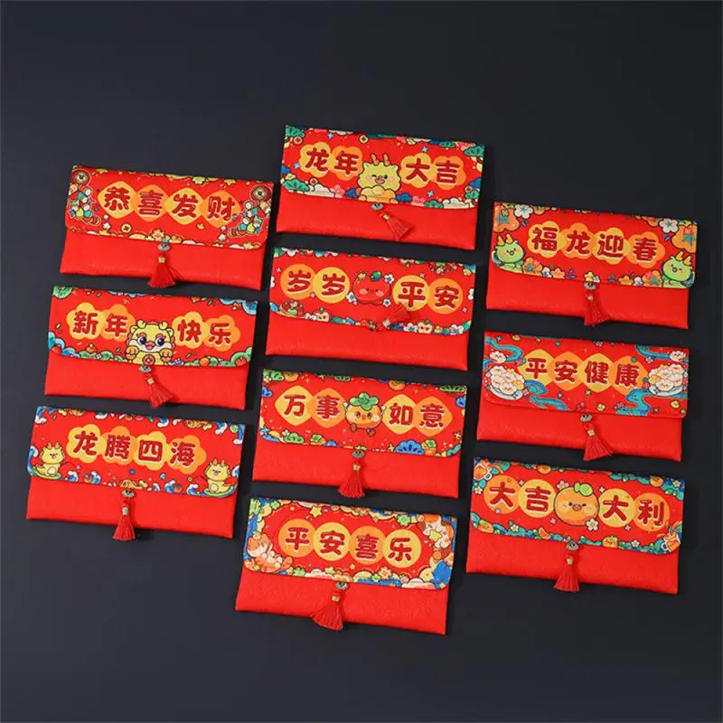 

Folding Red Envelope Interesting Thicken Spacious Size High Quality Not Easy To Break Holiday Celebrations New Year Red Envelope