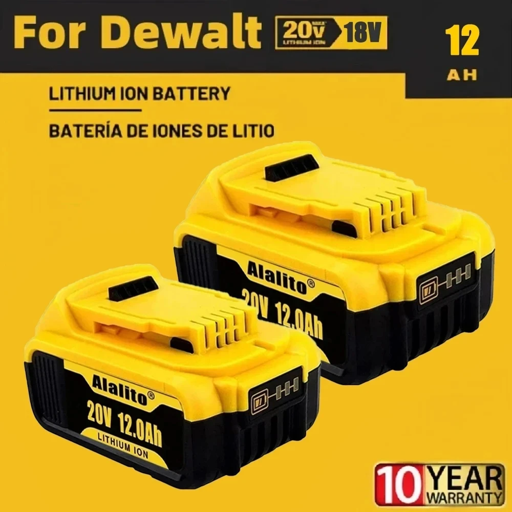 

Сменный аккумулятор для электроинструмента DeWalt DCB205 DCB 2024 DCB181 DCB182 DCB200 20V 8A 12A 18V 20v