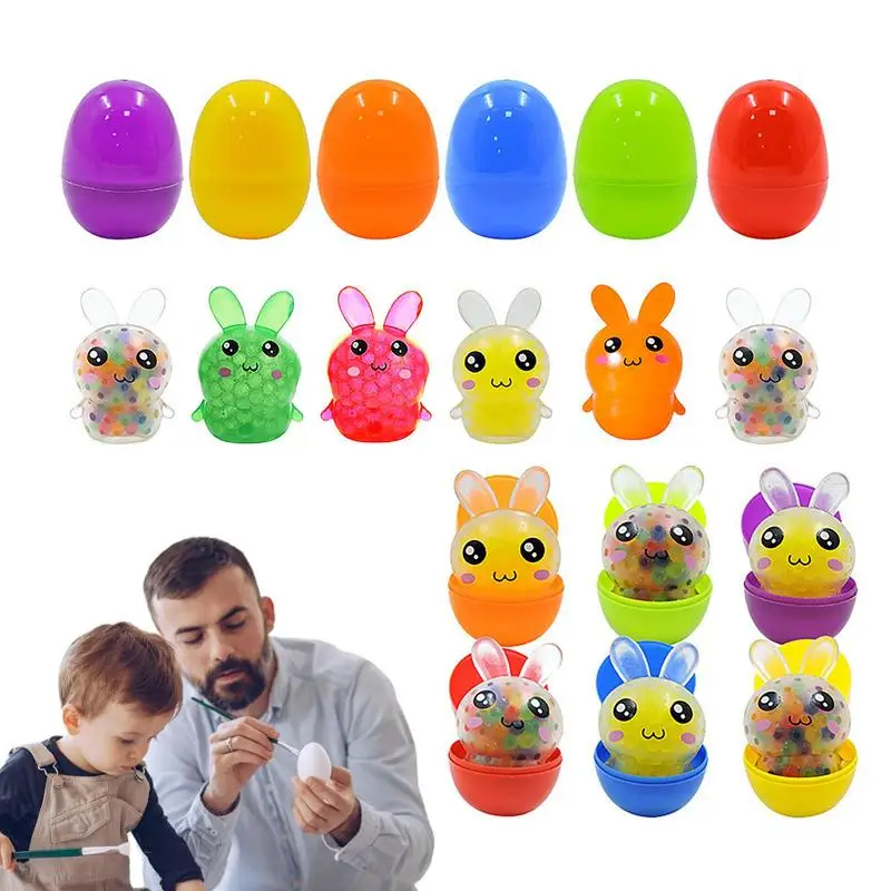 

Мягкая мини-игрушка-сжималка, пасхальные игрушки, 12 шт., портативная Маленькая детская сенсорная игрушка для детей, мальчиков