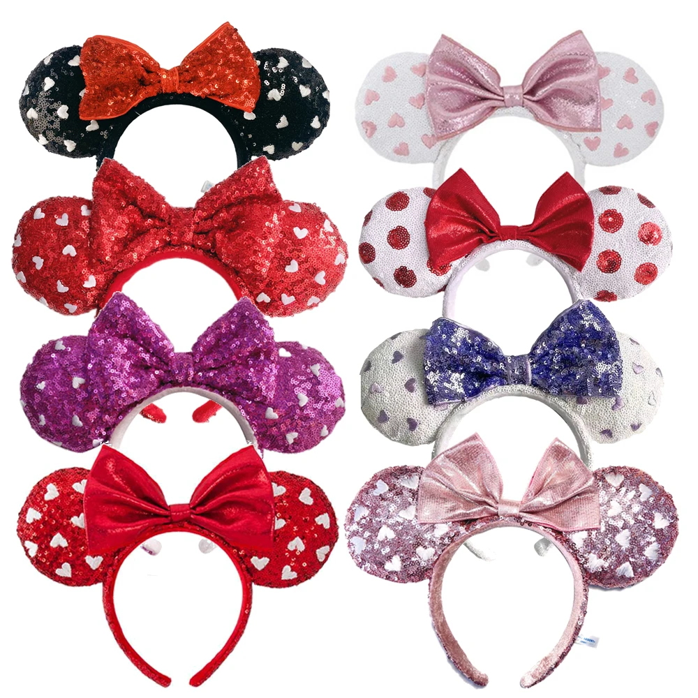 Pack 12 Diademas Con Lentejuelas Plateadas - Elásticas, Brillantes, Para Mujer Y Niñas