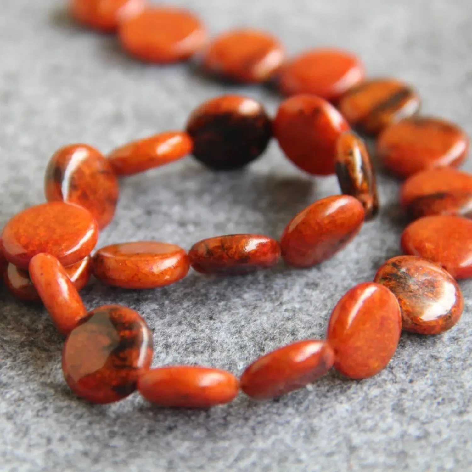 14mm For Necklace&Bracelet Orange Natural Turkey Stone Beads Round DIY Beads Stone Accessory Parts 15inch Fashion Jewelry Making