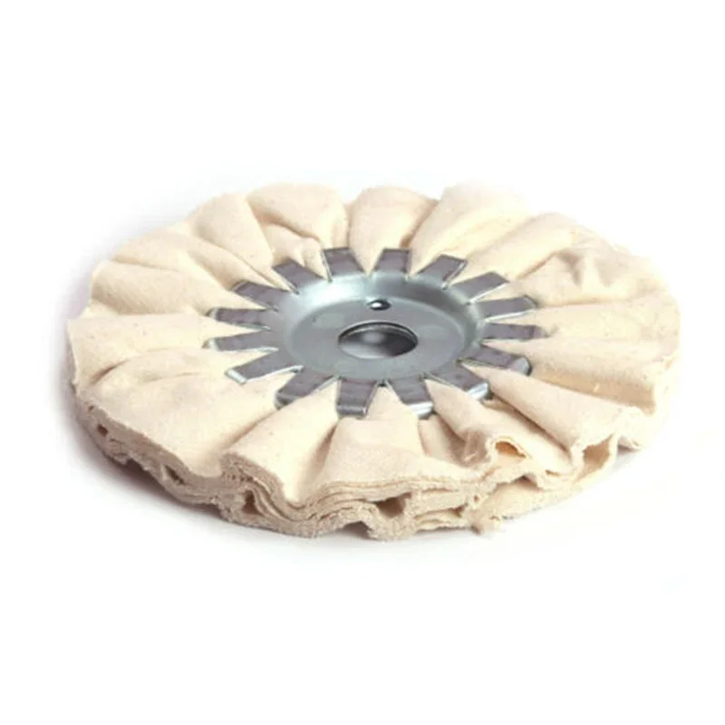 Buffing Wheel Polishing Wheel Polishing wheel Cotton Diameter 125mm Equipment Parts Steel Center Ring 5 Inches