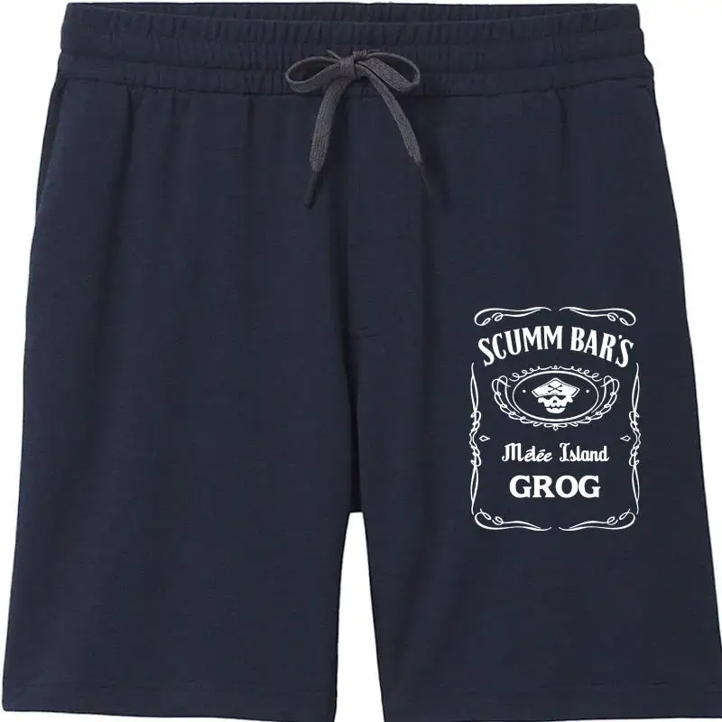 Interessante Da Stampare Estate Casual Scumm Bar Grog Pantaloncini Da Uomo Monkey Island Cocktail Designer Pantaloncini Da Uomo Stampati Corti Da Uomo