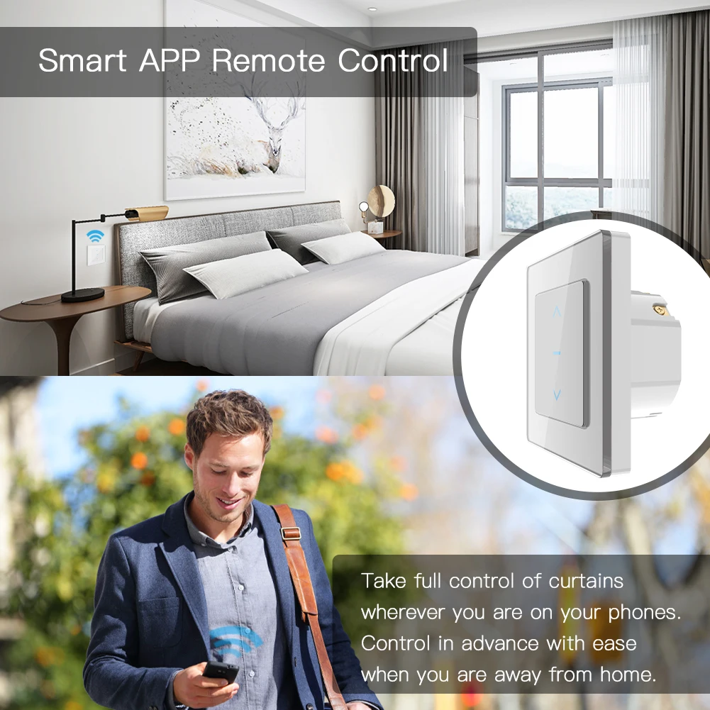 moes interruptor de cortina inteligente wifi touch design 01
