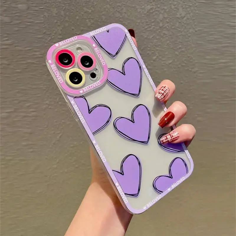 Love Heart Phone Case - Chic and Stylish Design