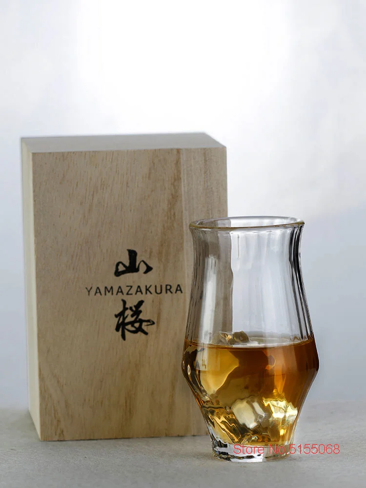 Whiskey Cup Music Japanese Style Wire Wine Glass Tulip Cognac Brandy Copita Nosing Sake Wineglass Chamvin Design Work YAMAZAKURA