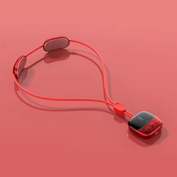 Deluxe Portable Neck and Cervical Spine Massager with EMS and Heat Therapy (Neck massager - A)