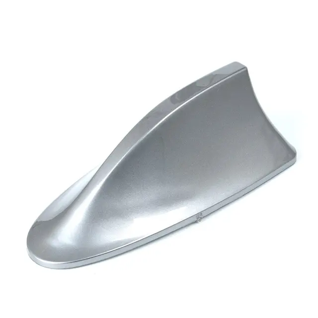 Universal Car Shark Antenna Auto Exterior Roof Shark Fin Antenna Signal Protective Aerial Car Styling gray