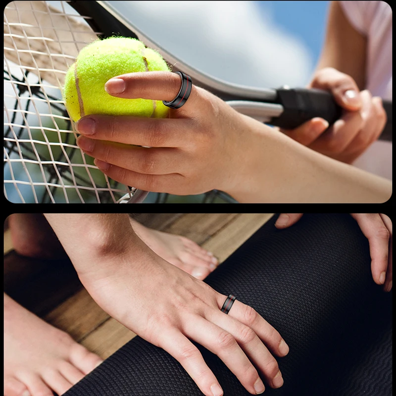 R04 Smart Ring for Men Women 5ATM Waterproof With Charging Case Health and Sleep Monitor Ring Multi-sport Mode Camera Control - 4