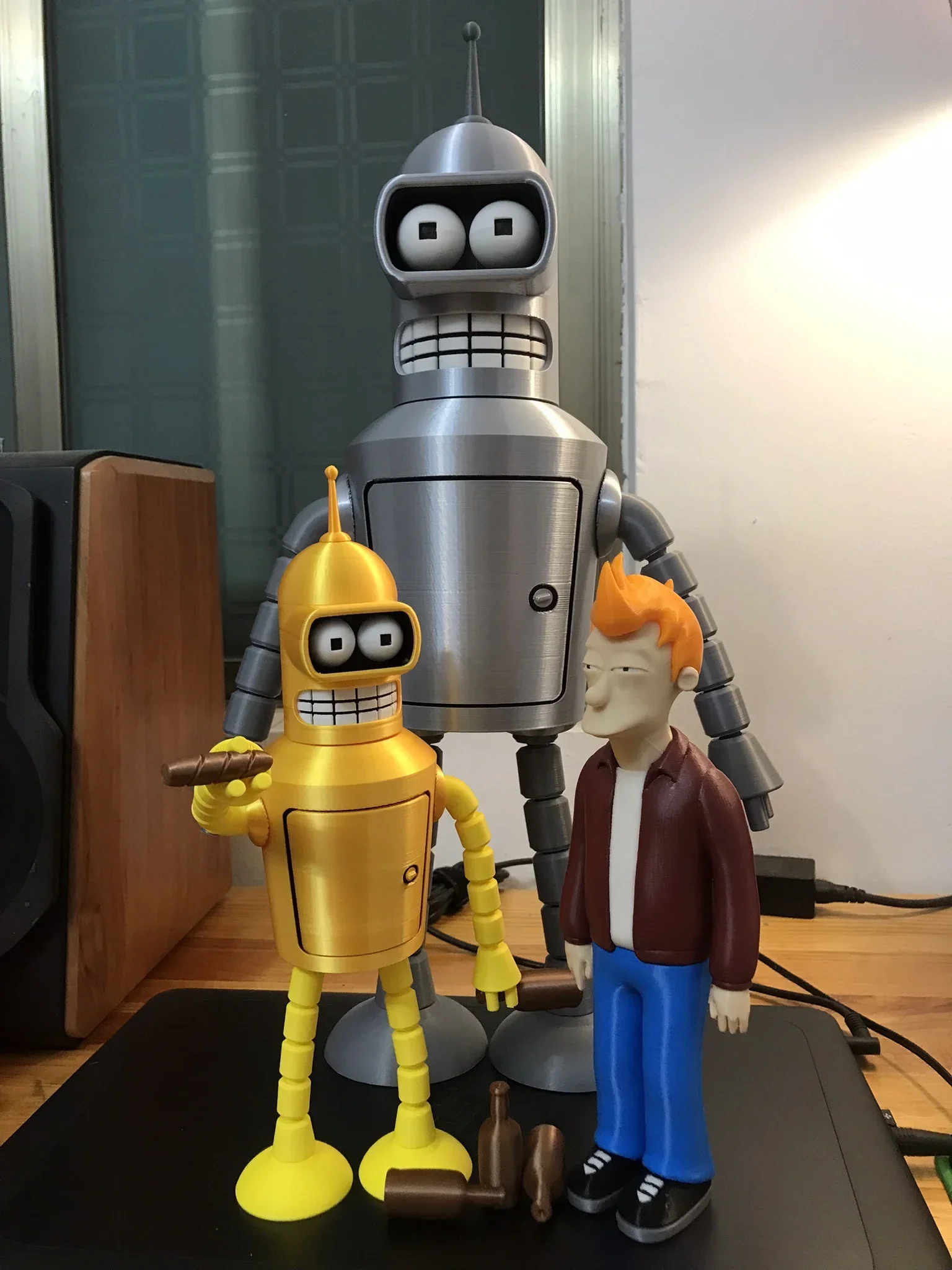 Golden Robot Futurama Couch Robot Futurama Toynami Talking Bender