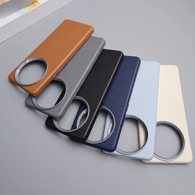 Luxury PU Silicone Shockproof Phone Back Cover - Fashionable and Protective Case