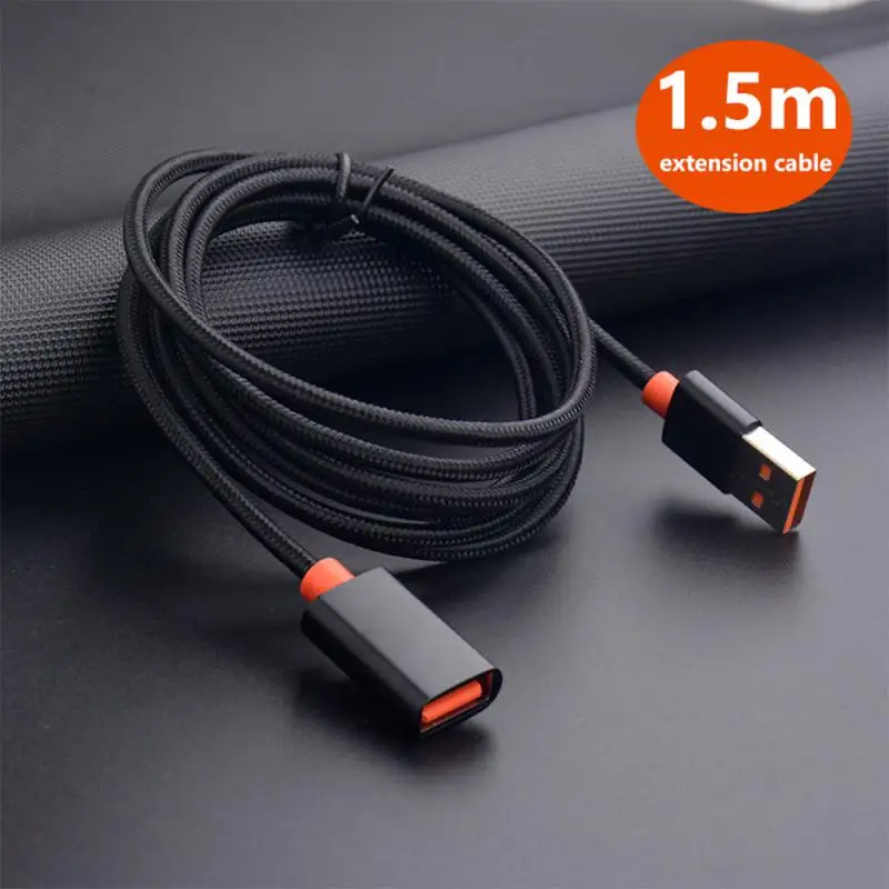 카메라 TV 프린터용 고속 변속기 데이터 케이블, 암-수 연장 코드, USB 3.0 익스텐션 케이블, 1.5 m, 1m, 6A, 1 10 개