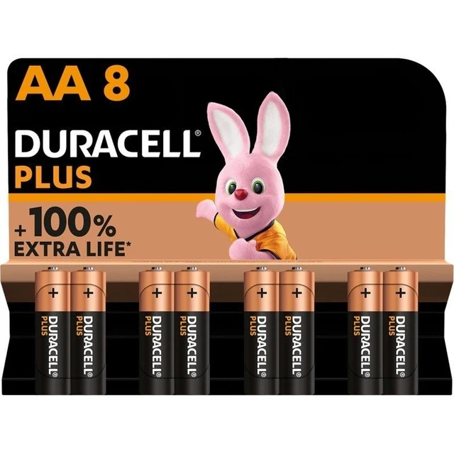 Duracell AA LR6 1.5V Alkaline Button Top Battery - 20 Pack