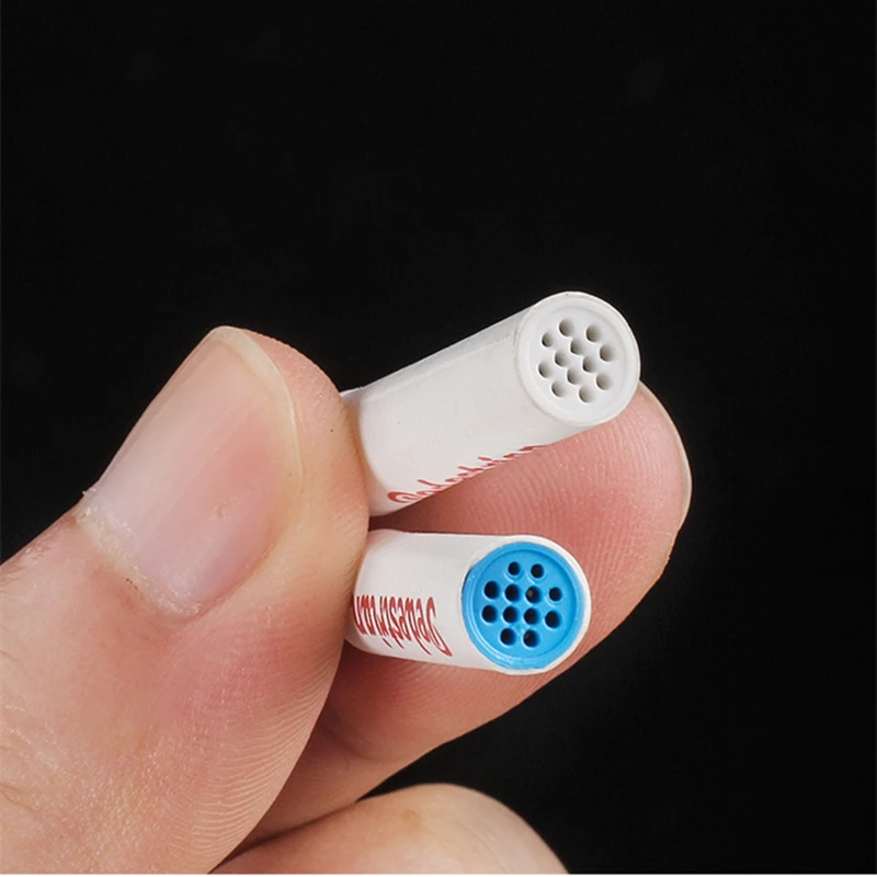 250 Pcs/Box 9mm Tobacco Pipe Filter Active Charcoal Smoking Pipe Filters Mouthpiece Filter Activated Carbon Pipe 5