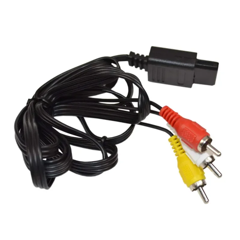 

1.8 Meters Audio Video Cable Cord Compatible for Nintendo 64/N64/GameCube/Super Nintendo SNES TV Game