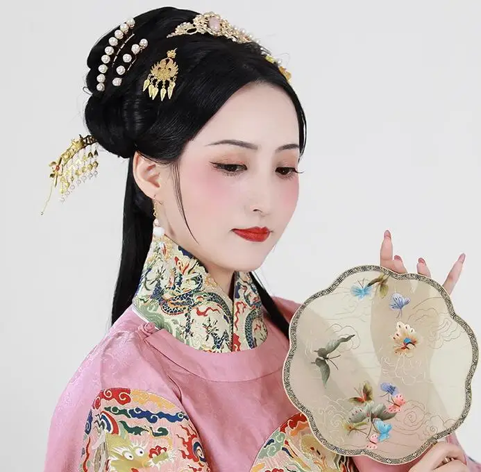 chinese-hanfu-fake-collar-detachable-jacquard-ming-dynasty-stage