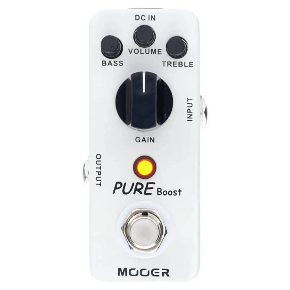 

Mooer Mbt2 Pure Boost Effect Electric Guitar Processor for Acoustic Guitar Parts Pedal Effect Bass Treble Gain Boost Effector