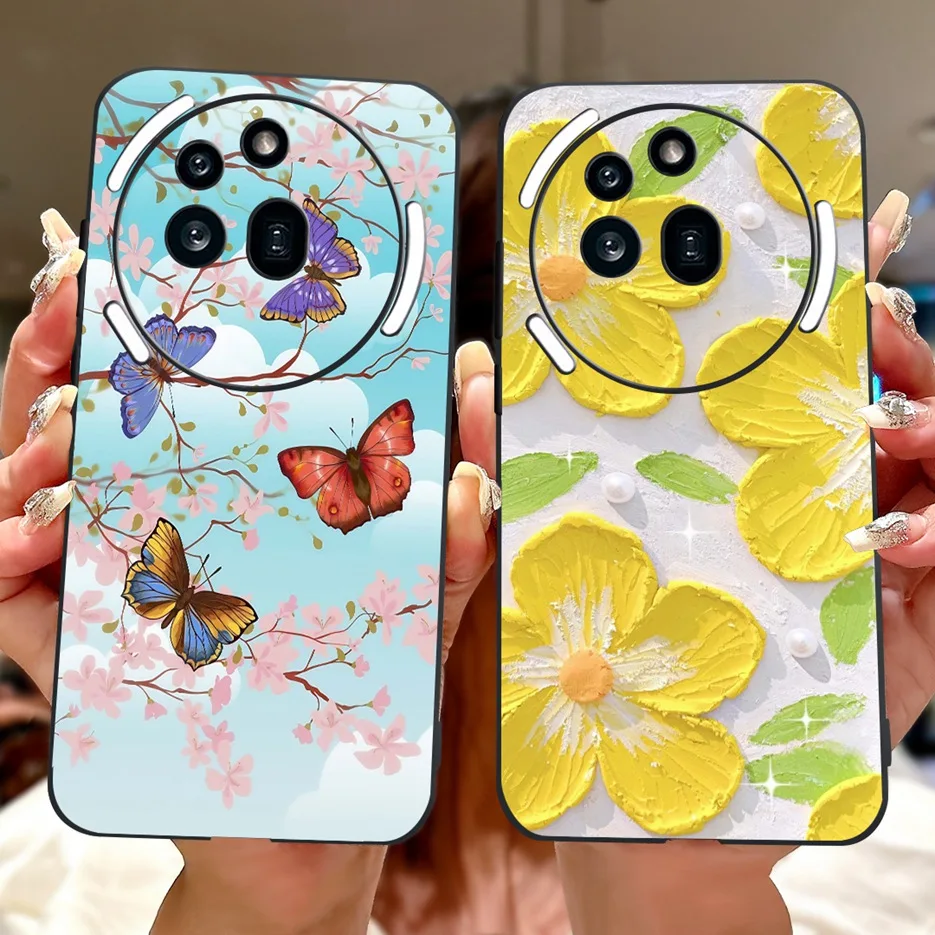 Cute Cat Lion Painted Shockproof Phone Case - Soft and Stylish Cover