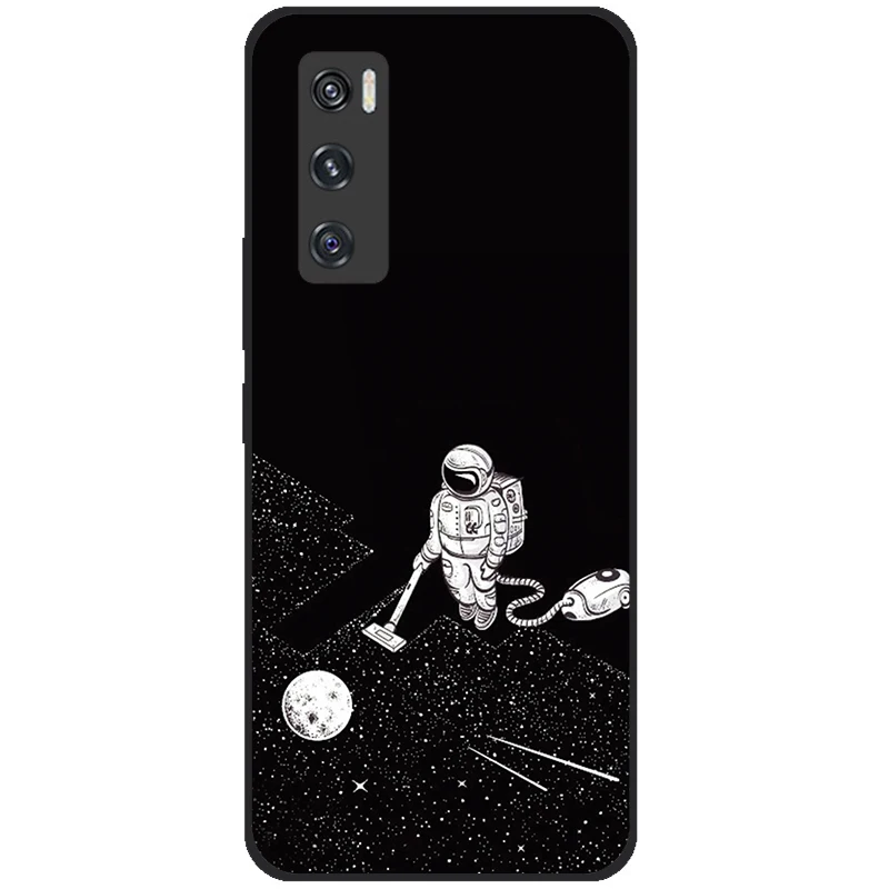 SATURCASE Custodia Ibrida 2 In 1 Per Vivo V20 SE / Y70 | Antiurto Doppio Strato PC + Silicone Con Anello Porta E Supporto Magnetico | Blu Navy