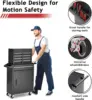 Chest,5-Drawer Rolling Tool Storage Cabinet with Enhanced Packaging, Detachable Top Tool Box, Metal Tool Cart for Garage Wo 6