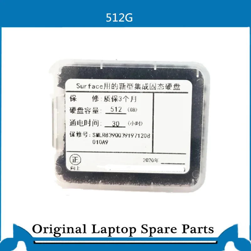 Disco Rígido Integrado para Microsoft Surface Pro Ssd Solda no Logic Board para Reparação Livro Atualização - Imagem 2