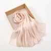 Nouveau Premium Shimmer soie Hijab écharpe femmes luxe Medine soie voile musulman femmes Hijab brillant châle islamique Turban Haedscarf enveloppes
