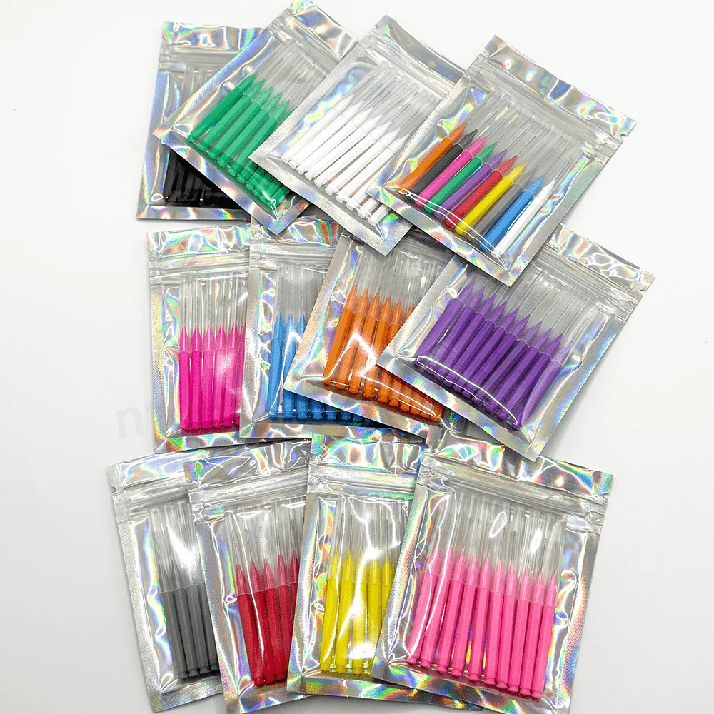 10pcs Interdental Brush For Dental Orthodontic Clean Between Teeth Cleaning Tools Soft Micro Brushes_voghion.com