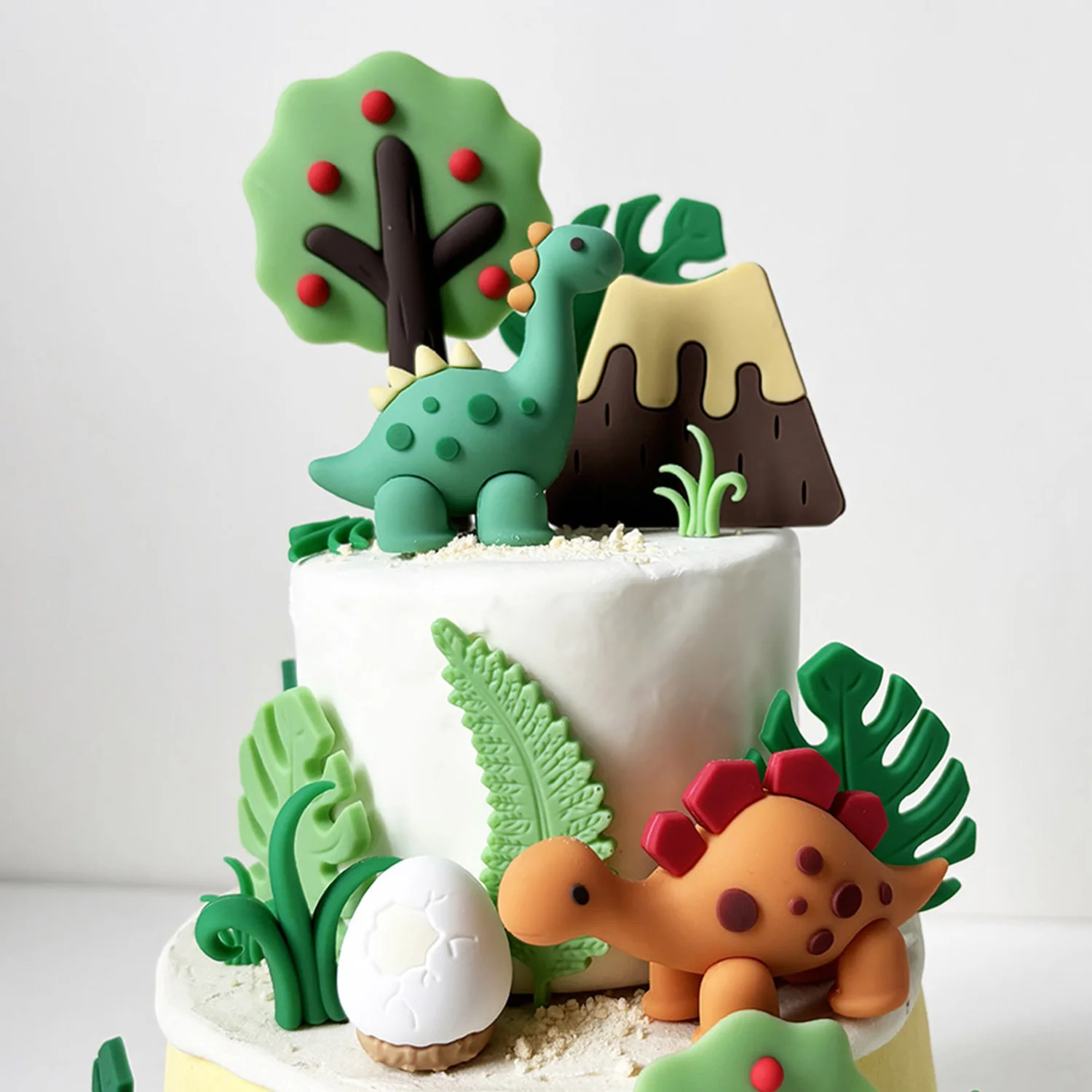 Il Dinosauro Di Buon Compleanno, Fa Un Desiderio, Buon Compleanno, Vettore Illustrazione