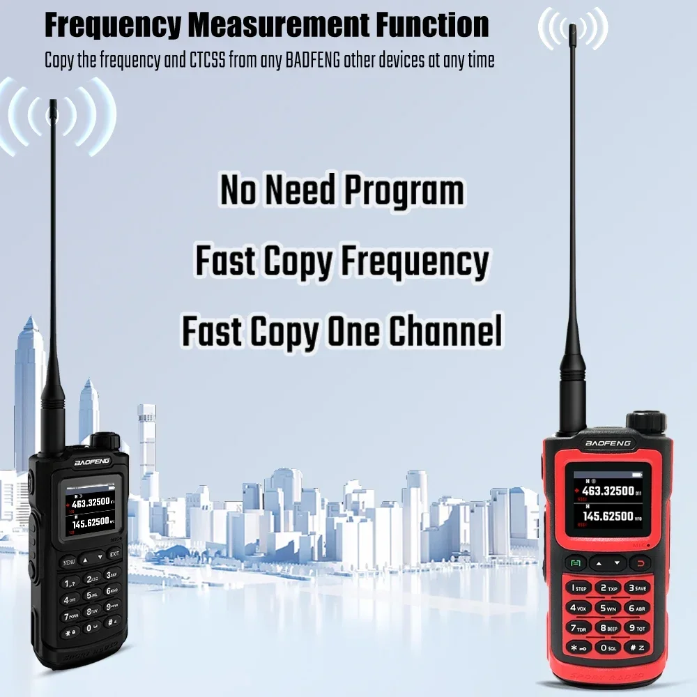 BaoFeng Original Walkie Talkie 30KM Long Range Wireless Copy Frequency Stopwatch Waterproof Two Way Radio 1.77" LCD NOAA G30 Pro 2