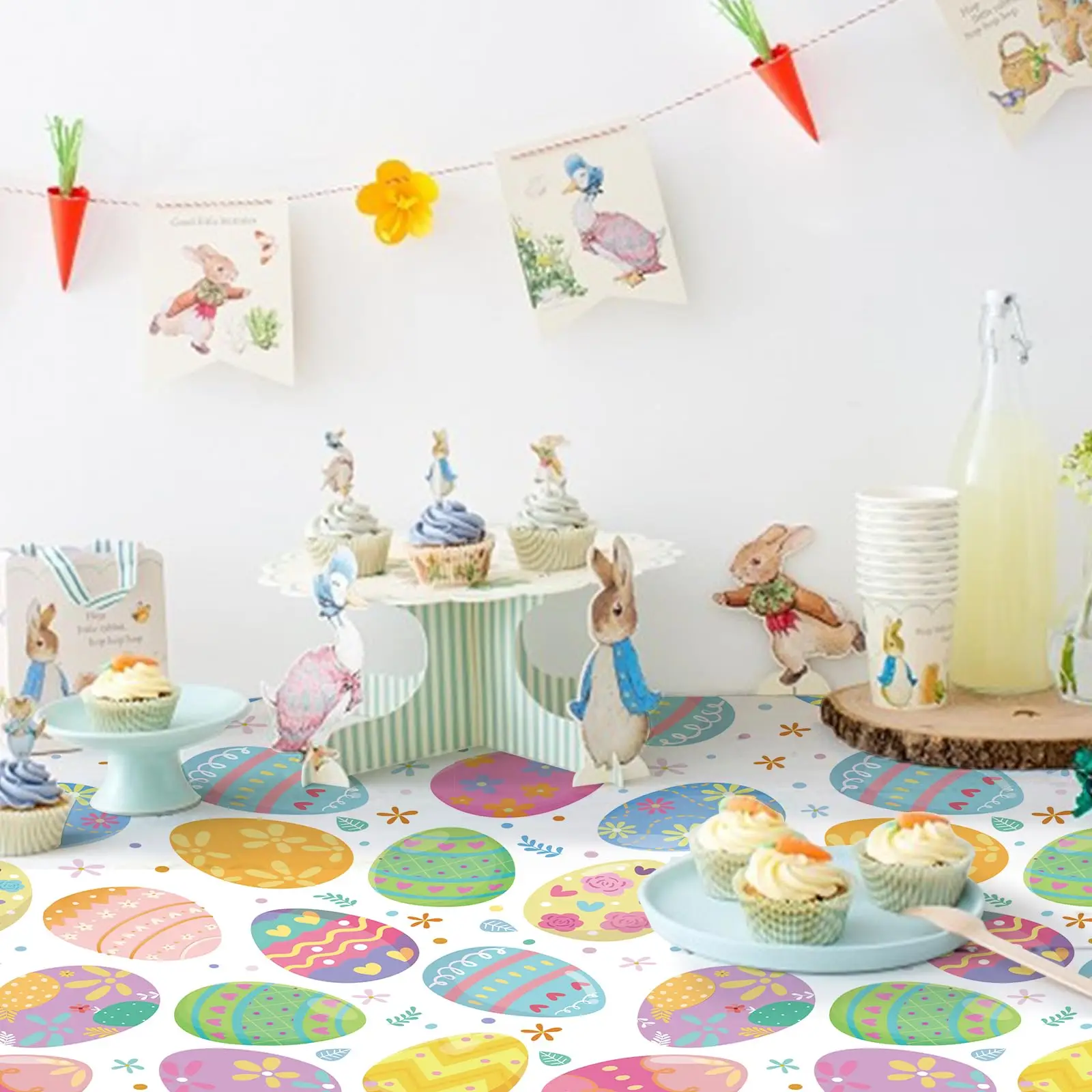 Colorful Easter Tablecloth 3
