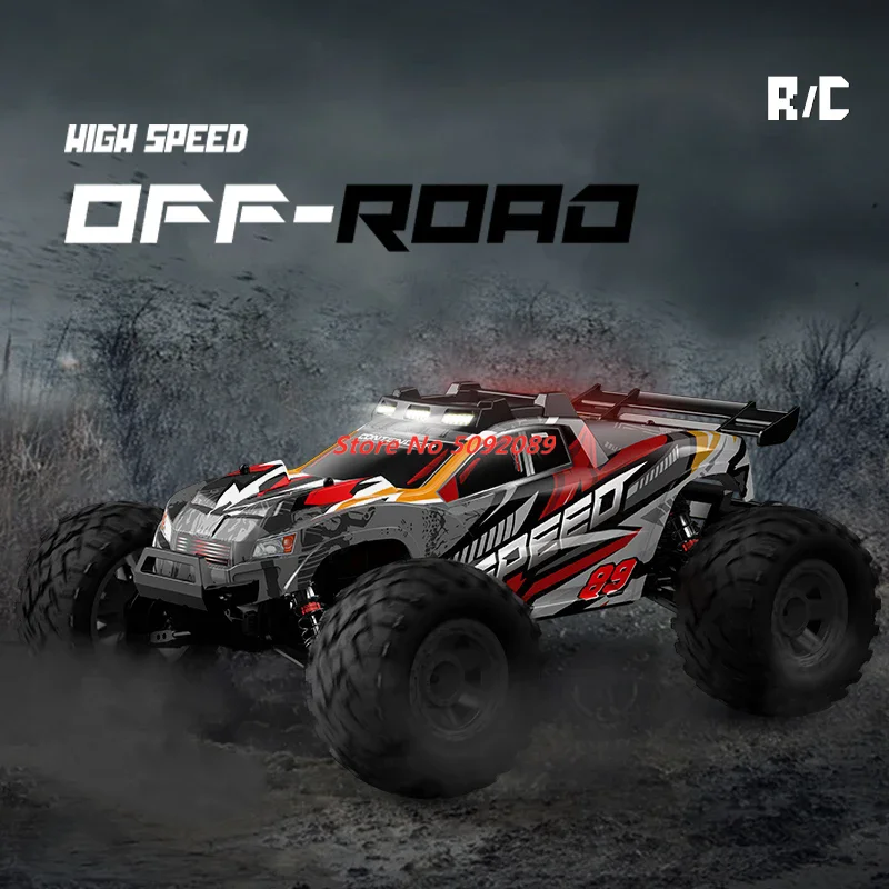 1:10 RC Cars & Trucks high-speed remote control drift racing car 2.4G 4WD alloy metal auxiliary wheel 4WD lighting 70KM/H