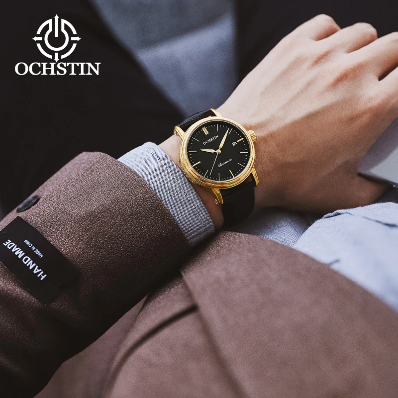 Ochstin Augusten New 2024 Leisure Trend Architect Series Waterproof Fully Automatic Mechanical Movement Men's Mechanical Watch