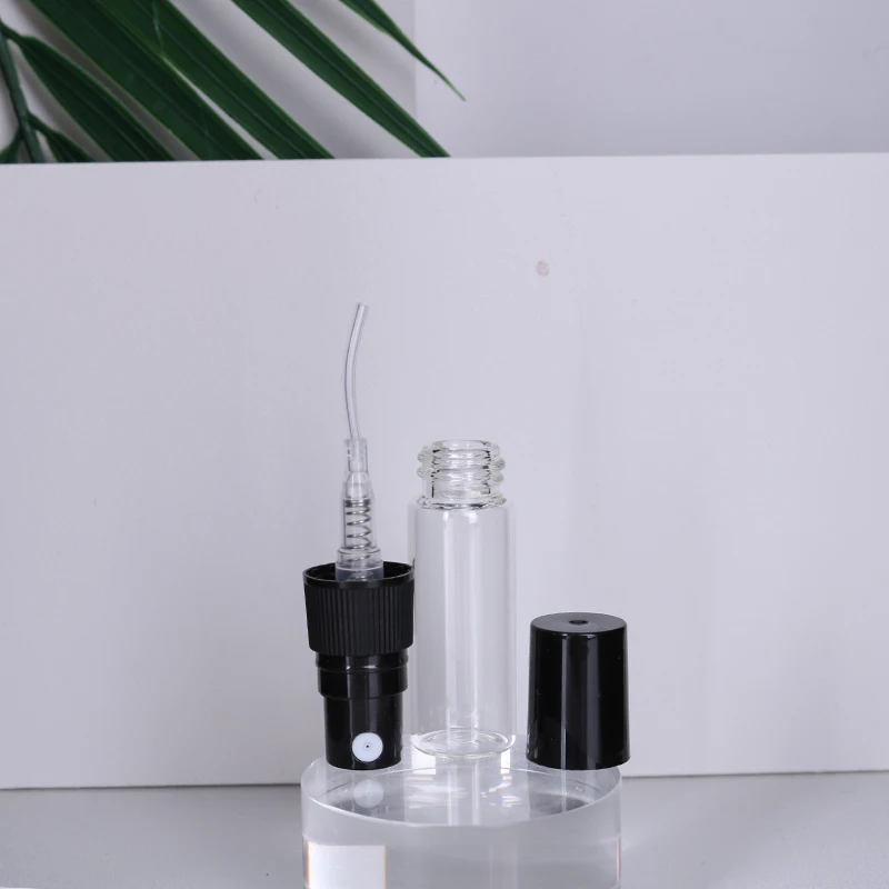 High Quality Mini Glass Perfume Spray Bottles - 3ml Ultra Fine Mist (50 Pack)