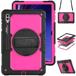 Premium Tablet Case with Screen Protectors & Shoulder Strap for S8 Ultra 14.6 inch (I with SP)