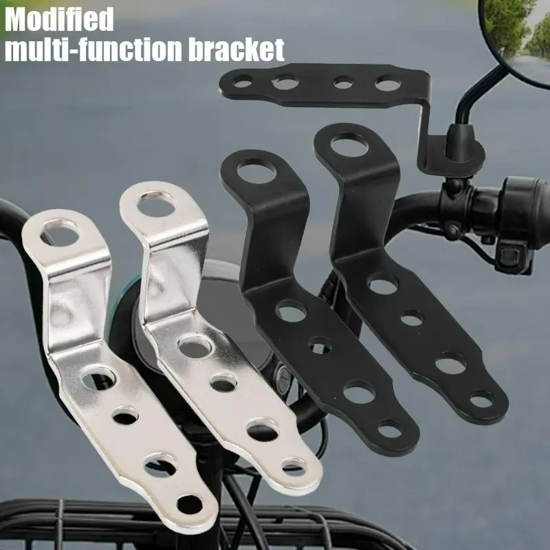 Aluminum Alloy Motorcycle Modification Accessories Bracket Head Light Brackets Rearview Mirror Lamp Bracket Extension motorcycle light bracket