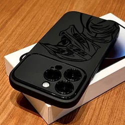 Creative Motorcycle Rider Shockproof Phone Case Cover - iPhone 12 Mini (-1)