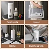 110V/220V 500ml Electric Kettle Portable Travel Boil Water Cup Thermo Pot Smart Teapot Temperature Adjustment Kettle LED Display 5