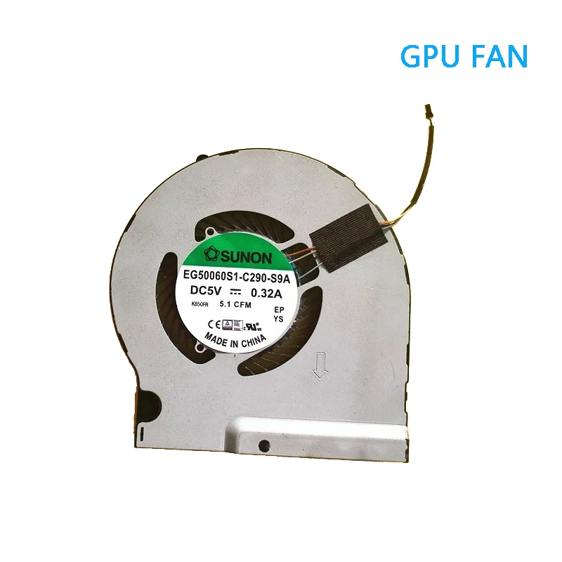 New Original Laptop CPU GPU Cooling Fan FOR DELL Alienware 13 R3 P81G 05H8Y5