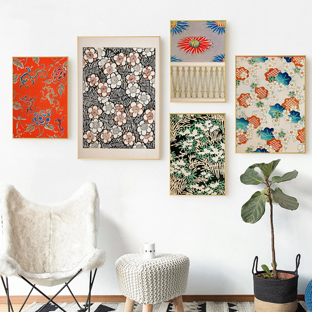 

Wall Loft Decoration Painting Pictures for Home Design Frameless Abstract Japan Style Art Prints Posters