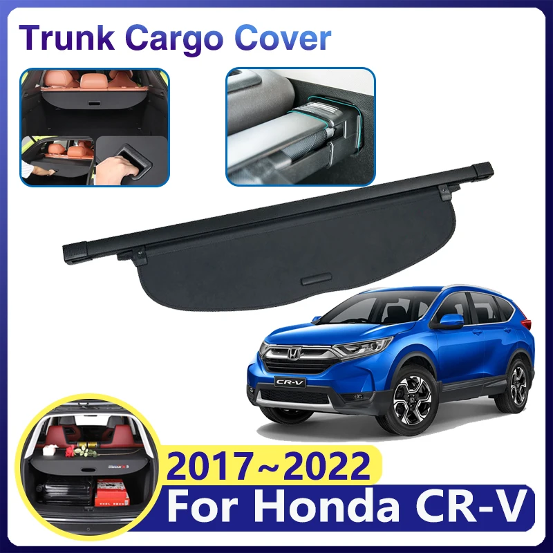 

Car Trunk Cargo Cover for Honda CR V CR-V CRV 2017 2018 2019~2022 Curtain Tray Shield Organizer Partition Privacy Mat Accesories