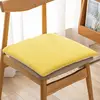 Plush Thicken Soft Cushion Square Home Dining Chair Mat Four Seasons Office Classroom Chair Cushion Simple Non-slip Stool Pad 4