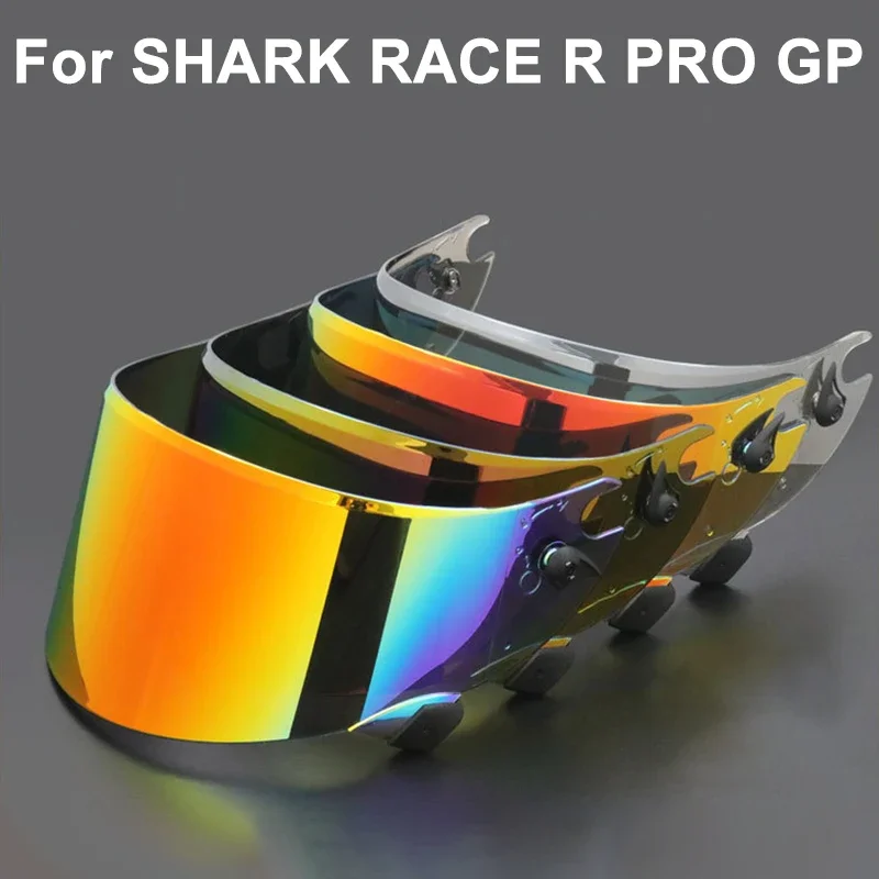 

Motorcycle helmet Visor Anti-UV PC visor Lens Race R Pro GP Model Smoke Dark Replacement Visor For Shark Race-R Pro GP