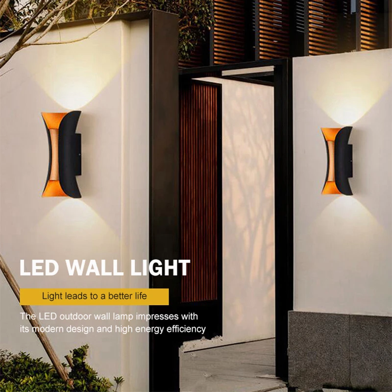 Sleek LED Wall Sconce - Contemporary Up & Down Light Fixture